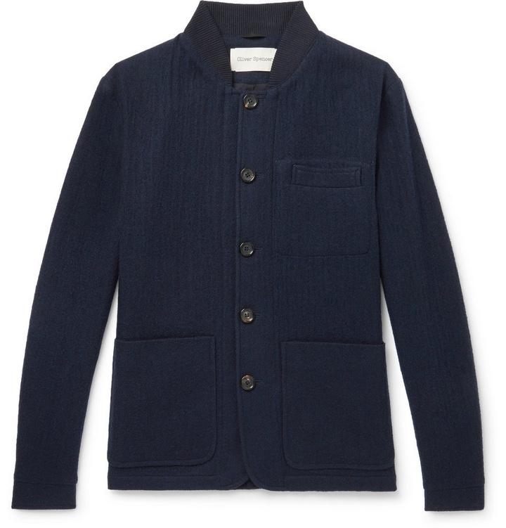 Photo: Oliver Spencer - Berwick Virgin Wool Jacket - Men - Navy