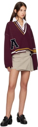AMBUSH Beige Light Check Belts Miniskirt