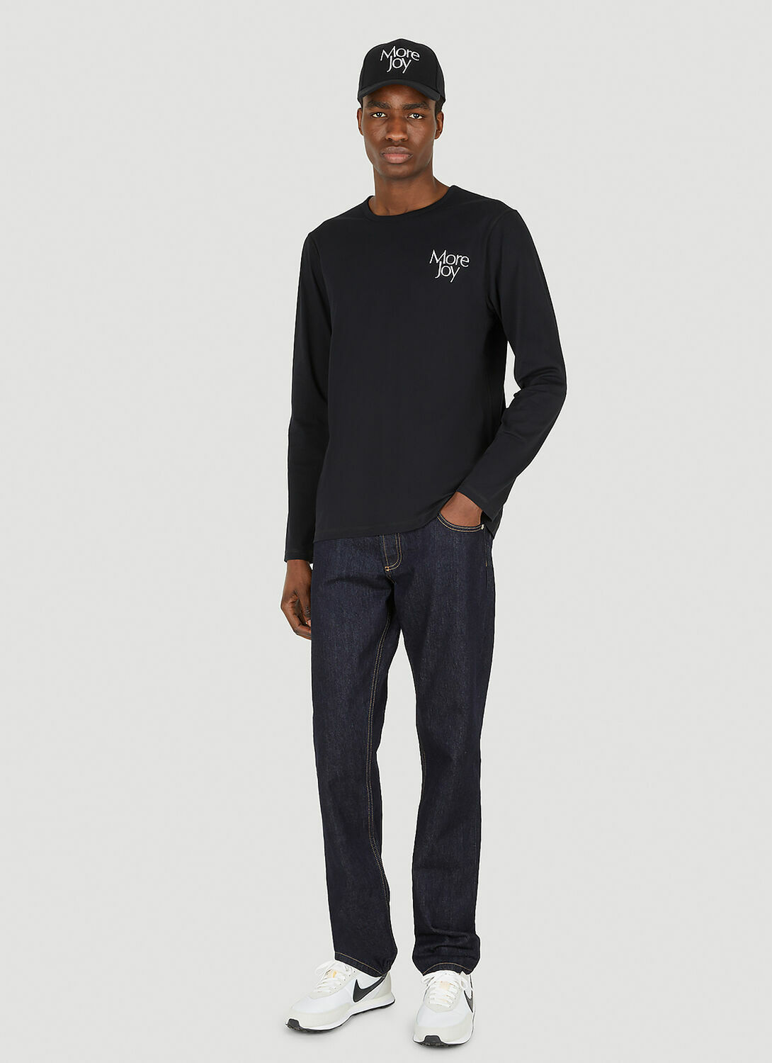 More Joy Embroidered Long Sleeve T-Shirt