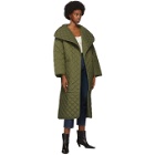 Toteme Green Quilted Annecy Coat