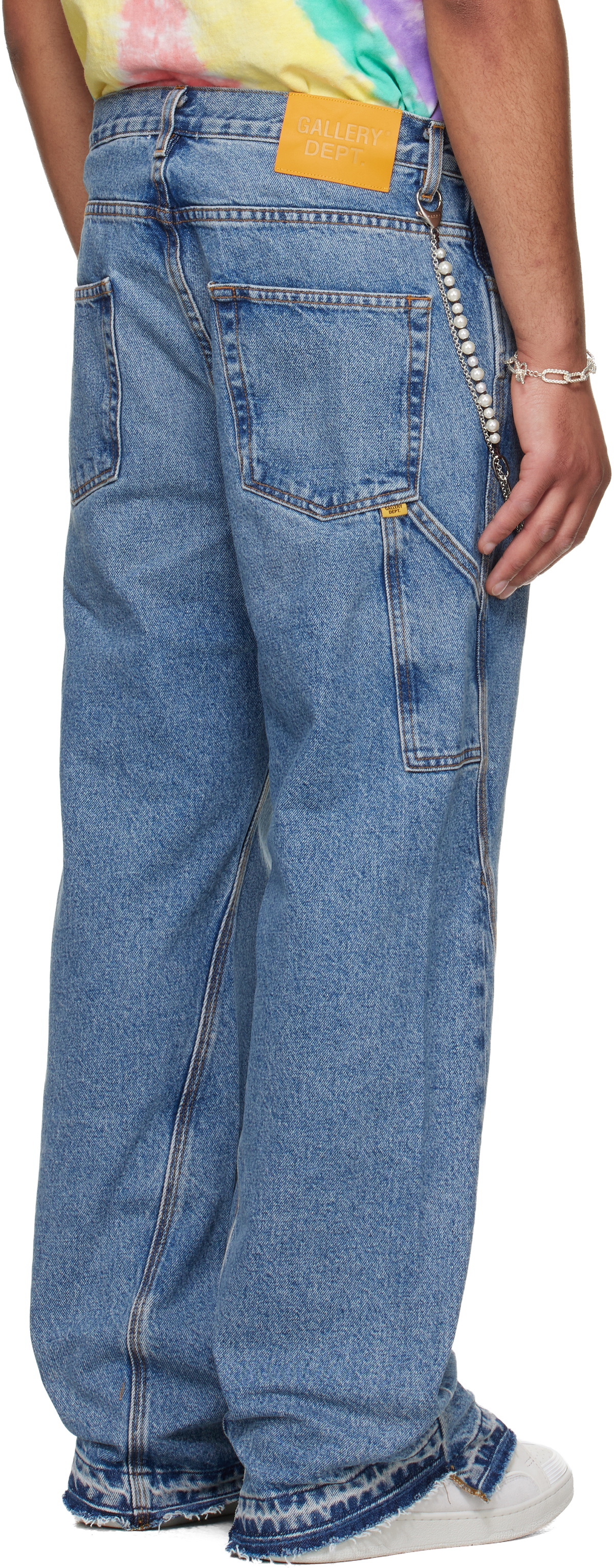 Gallery Dept. Blue Twisted Wide Leg Jeans