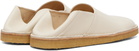 LEMAIRE Off-White Square Slip-on Loafers