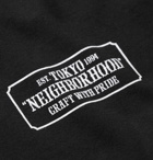 Neighborhood - Logo-Print Cotton-Jersey T-Shirt - Black