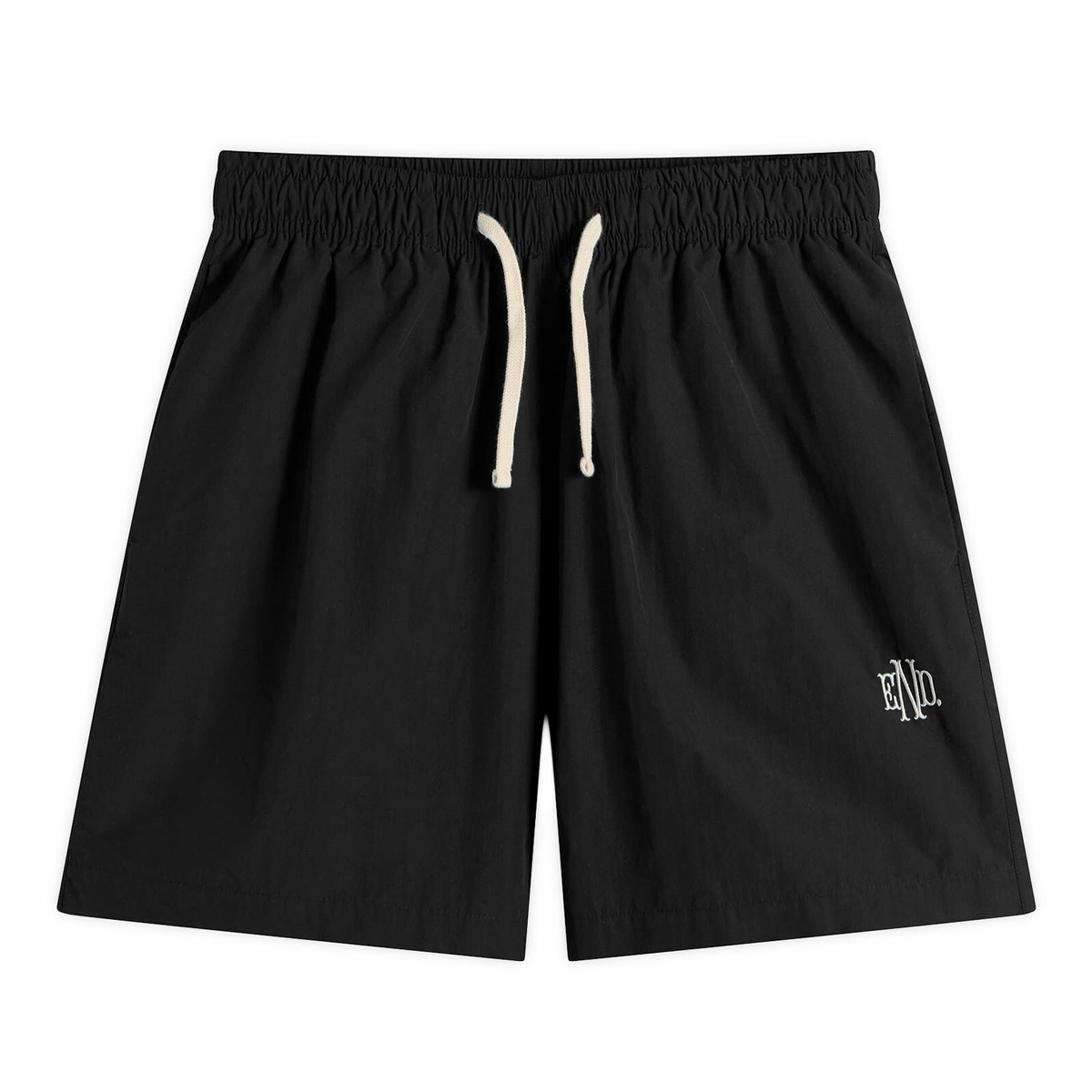 END. Flight Drawstring Short in Black