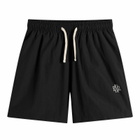 END. Flight Drawstring Short in Black