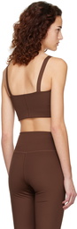 Girlfriend Collective Brown Mia Sport Bra