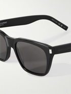 SAINT LAURENT - Rectangular-Frame Acetate Sunglasses