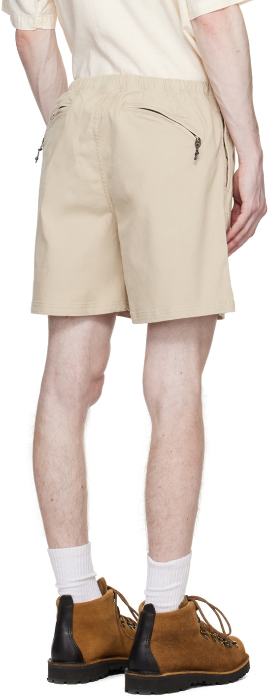 Adsum Beige Zip Pocket Shorts