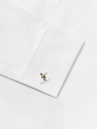 Paul Smith - Gold- and Silver-Tone and Enamel Cufflinks