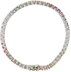 Hatton Labs Silver Rainbow Tennis Bracelet