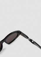 Twisted Arm Sunglasses in Black