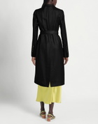 Sapio Womens Overcoat & Trench Coat in Black