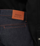 Alexander McQueen Contrast-stitched jeans