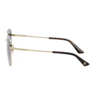 Gucci Gold Aviator Sunglasses