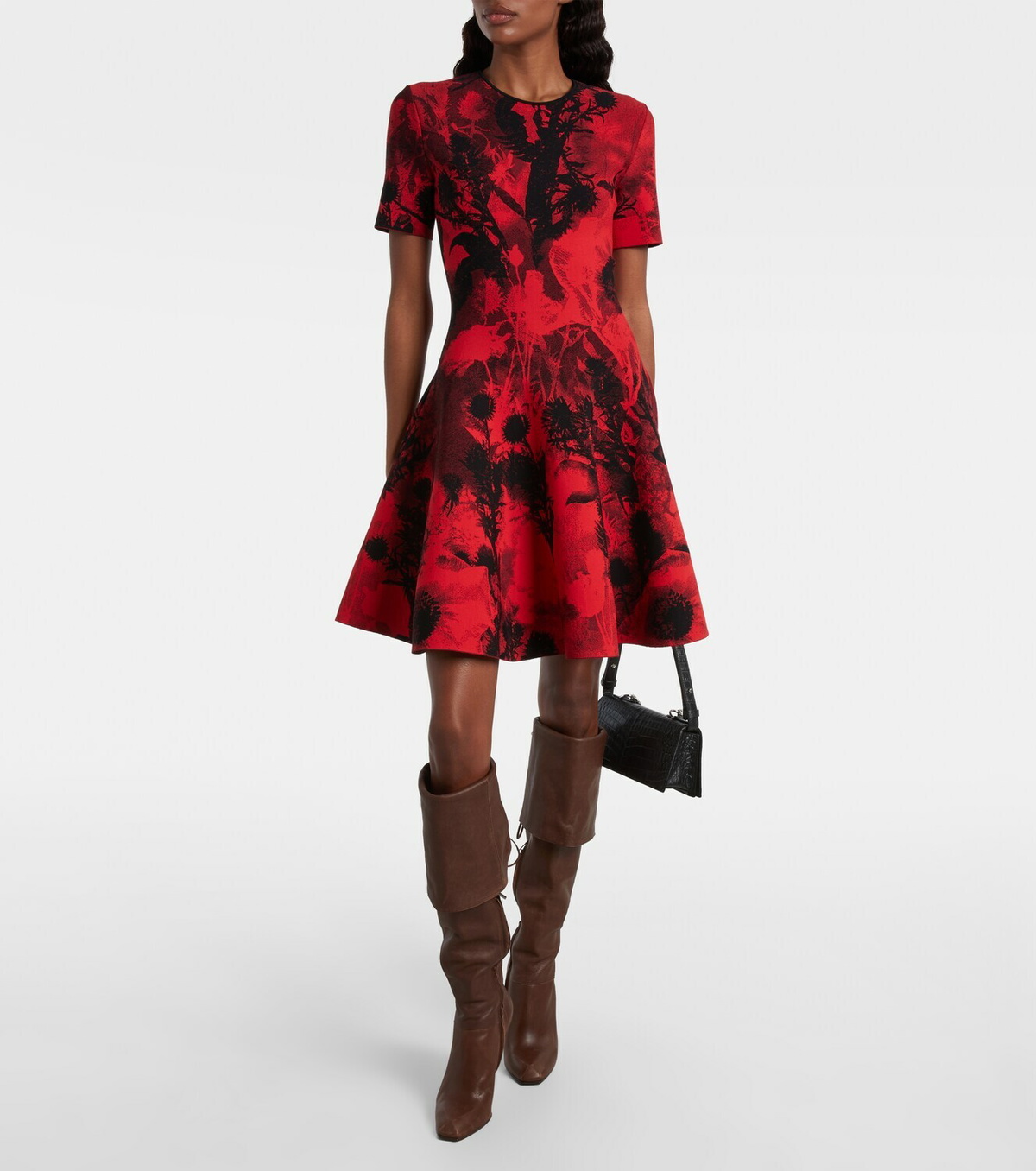 McQueen Jacquard minidress