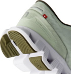 On - Cloud Rubber-Trimmed Mesh Running Sneakers - Green