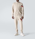 Moncler Striped cotton-blend sweatpants