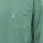 Adsum Men's Long Sleeve Pocket T-Shirt in Oakland Green