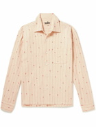 Karu Research - Embroidered Cotton Shirt - Neutrals