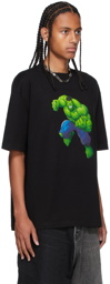 Balenciaga Black Medium Fit Hulk T-Shirt