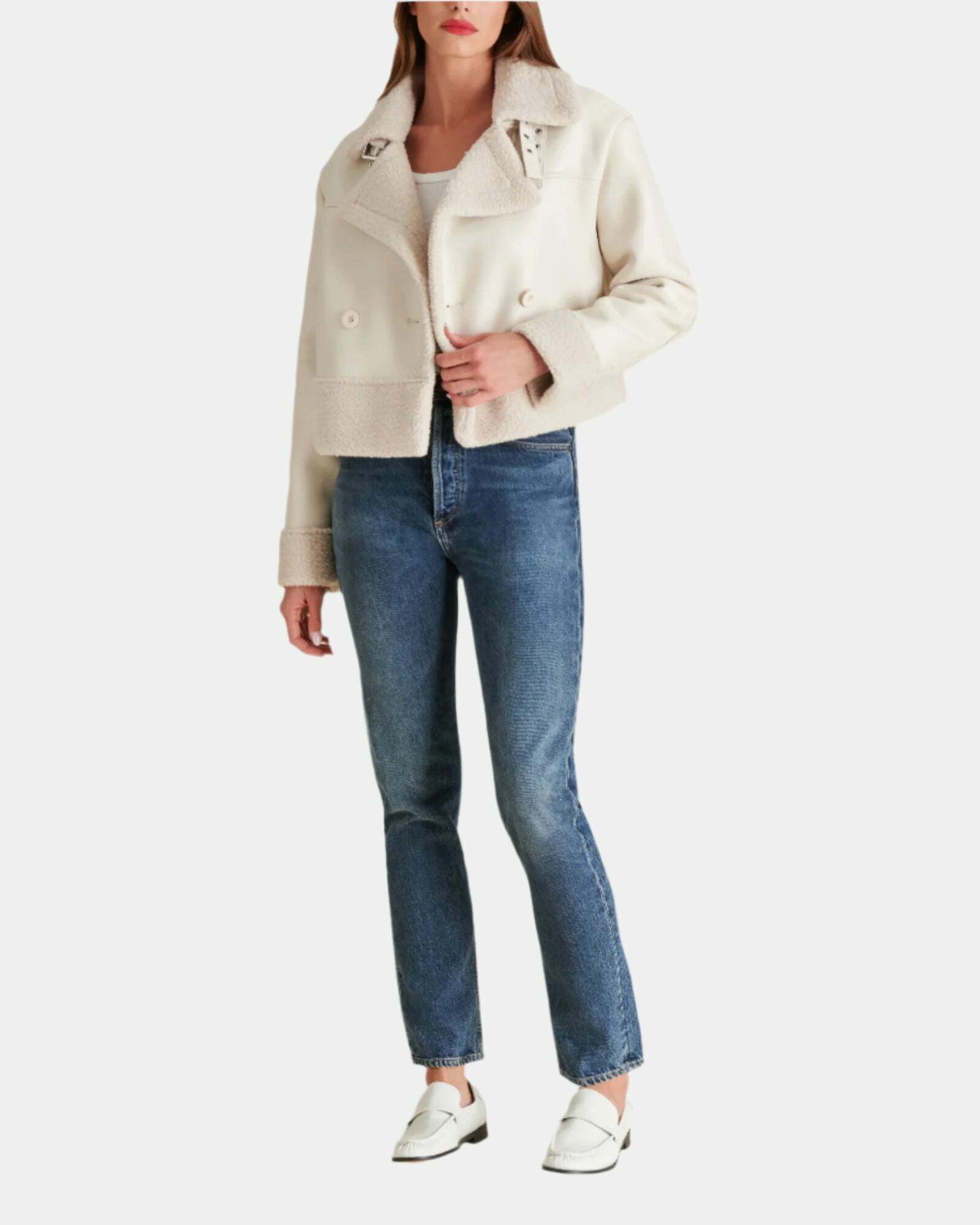 Steve Madden Athen Jacket in Bone