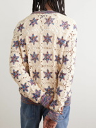 Corridor - Star Crocheted Pima Cotton Cardigan - Neutrals
