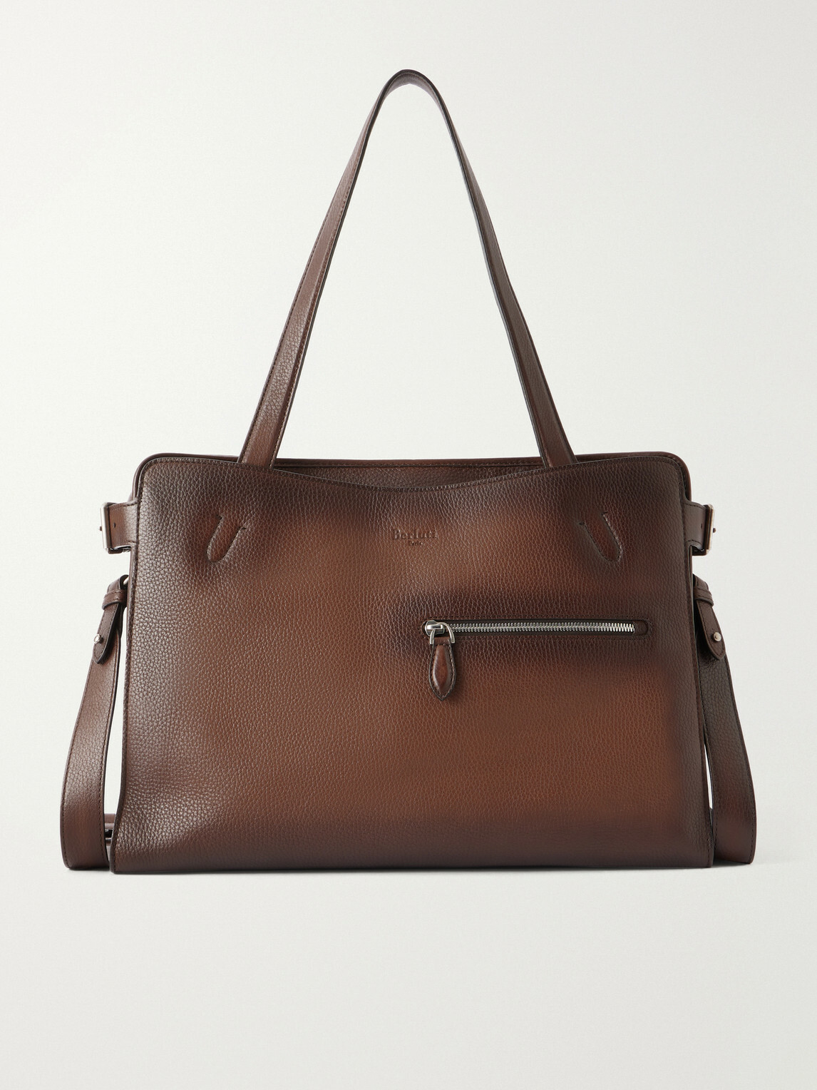 Berluti - Un Jour De Plus Full-Grain Leather Tote Bag - Brown
