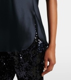 Dorothee Schumacher Sense Of Shine silk tank top