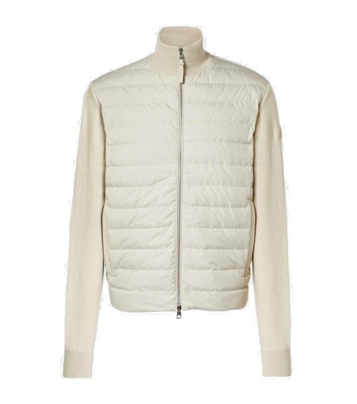 Photo: Moncler Down-paneled wool and cashmere jacket