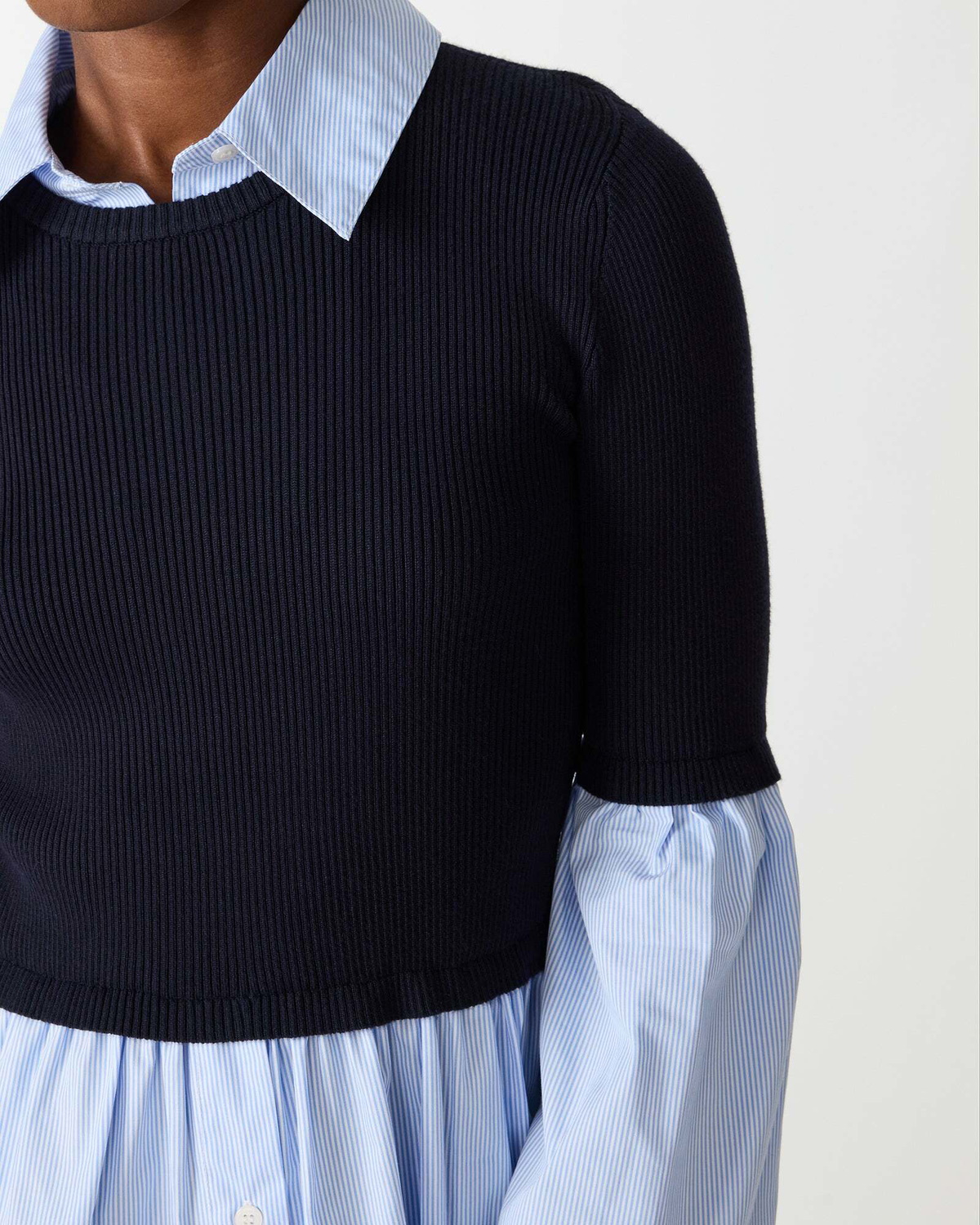 Steve Madden Lenny Knit Top in Midnight