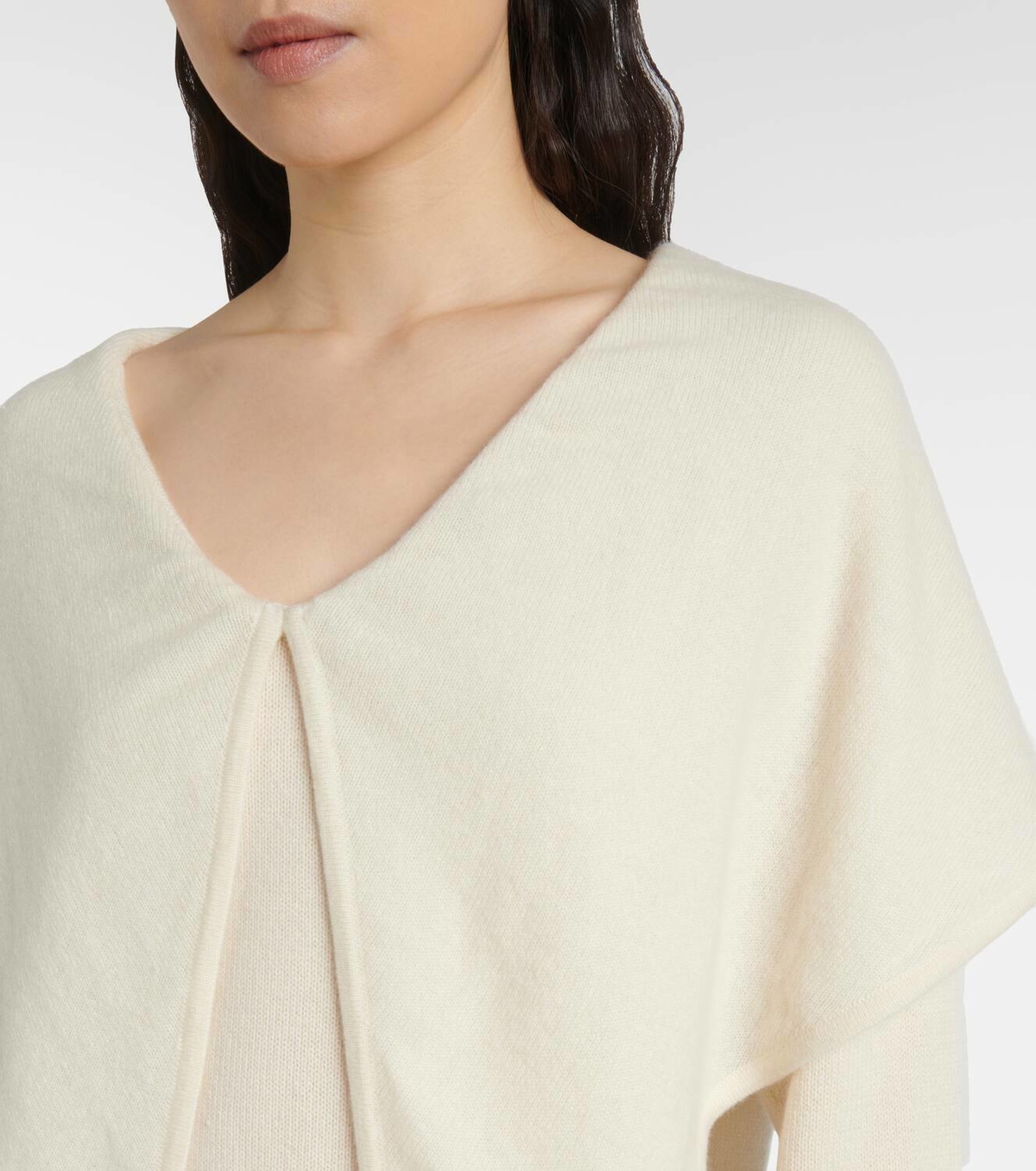 Tove Malia gathered cashmere sweater