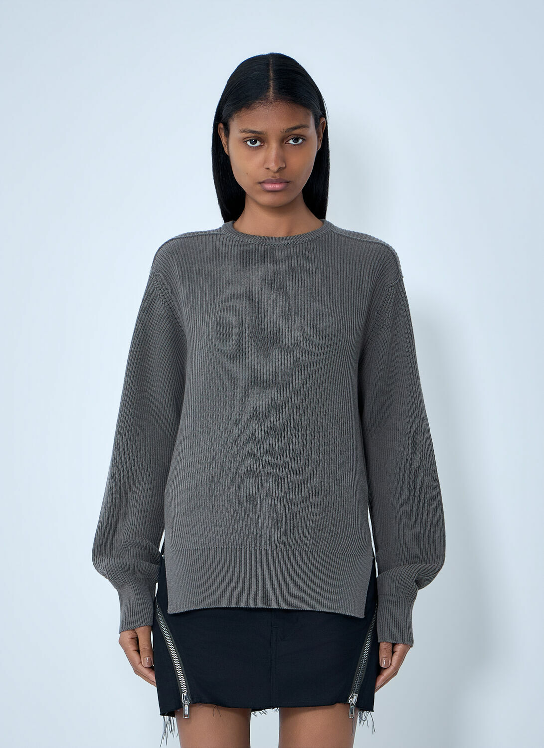Rick Owens Ribbed Knit Sweater