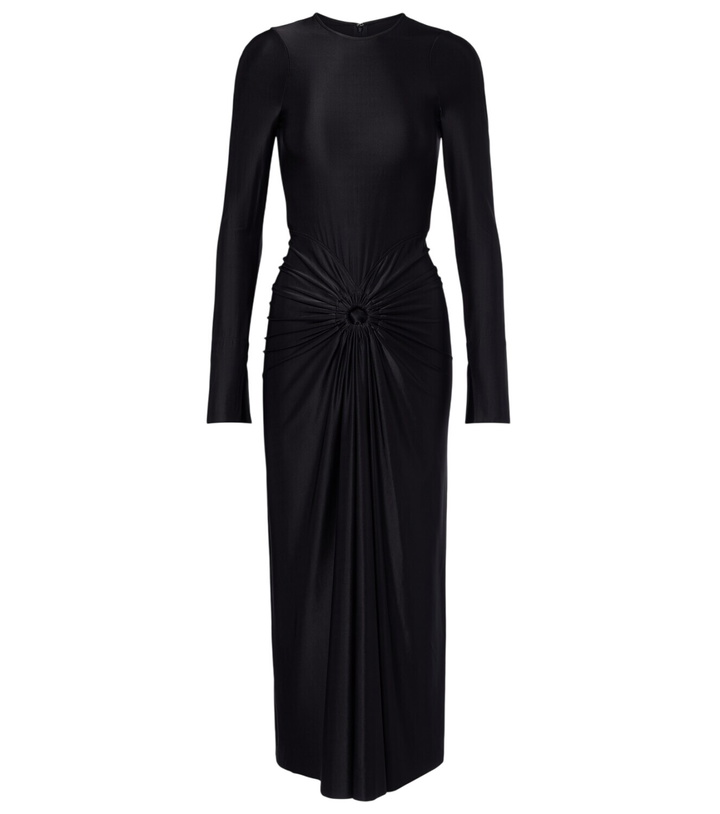 Photo: Victoria Beckham Frances gathered jersey midi dress