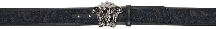 Photo: Versace Black Barocco 'La Medusa' Belt