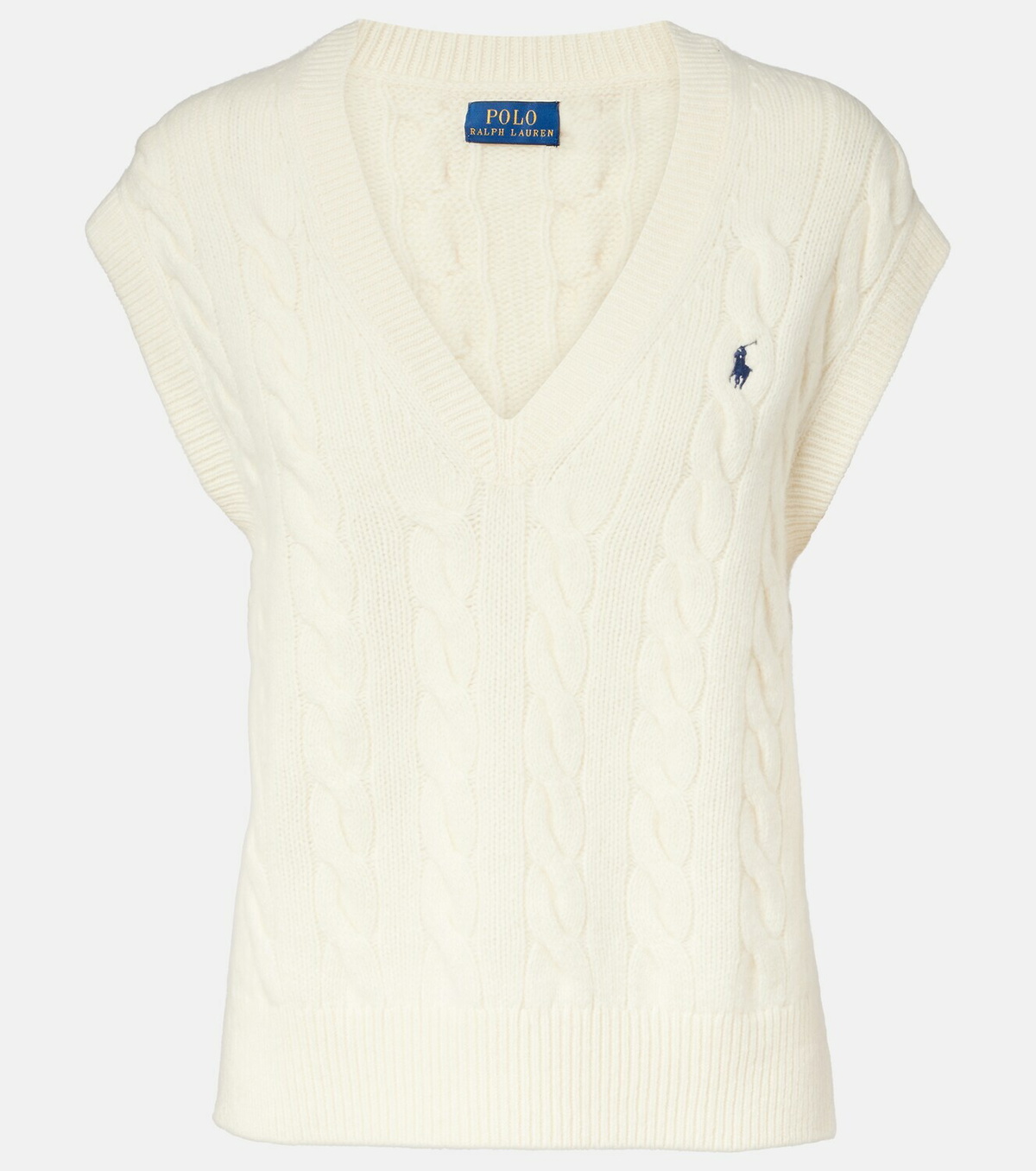 Polo Ralph Lauren Cable-knit wool and cashmere vest