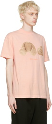 Palm Angels Pink Bear T-Shirt