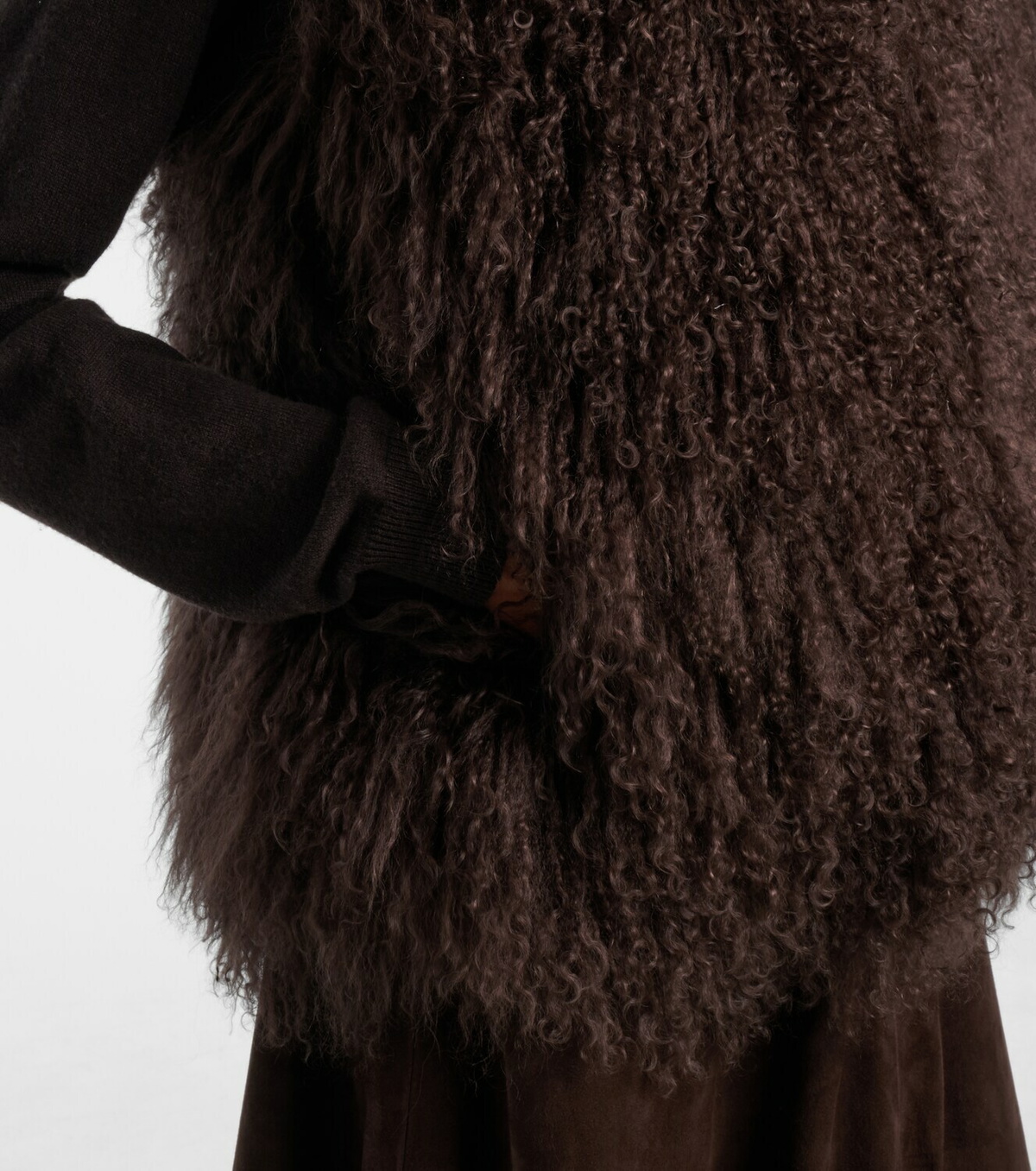 Yves Salomon Shearling vest