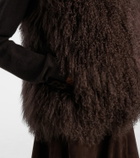 Yves Salomon Shearling vest