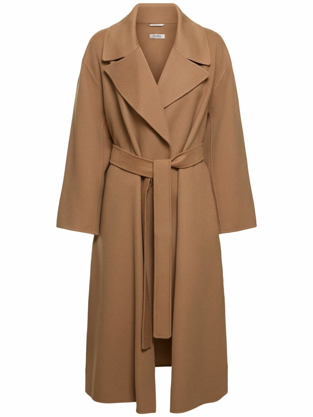 Photo: 'S MAX MARA Olanda Wool Belted Coat