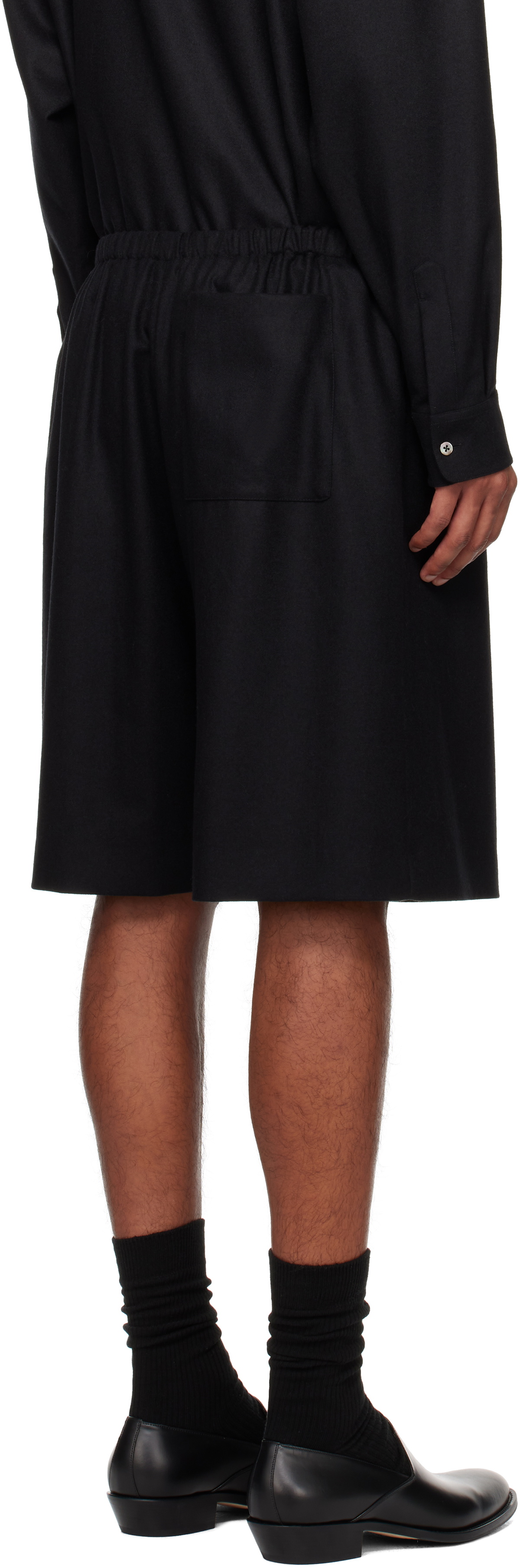 The Row Black Aimir Shorts
