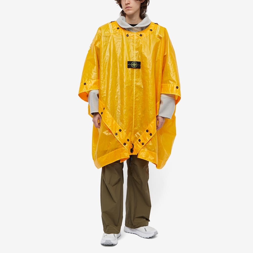 Stone Island 40th Anniversary Detachable Down Lined Cape in Yellow ...