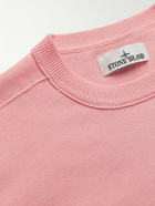 Stone Island - Logo-Appliquéd Cotton Sweater - Pink