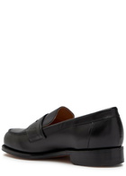Grenson Epsom Leather Loafers Black