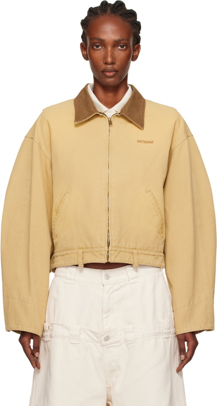 Photo: We11done Beige Washed Work Jacket