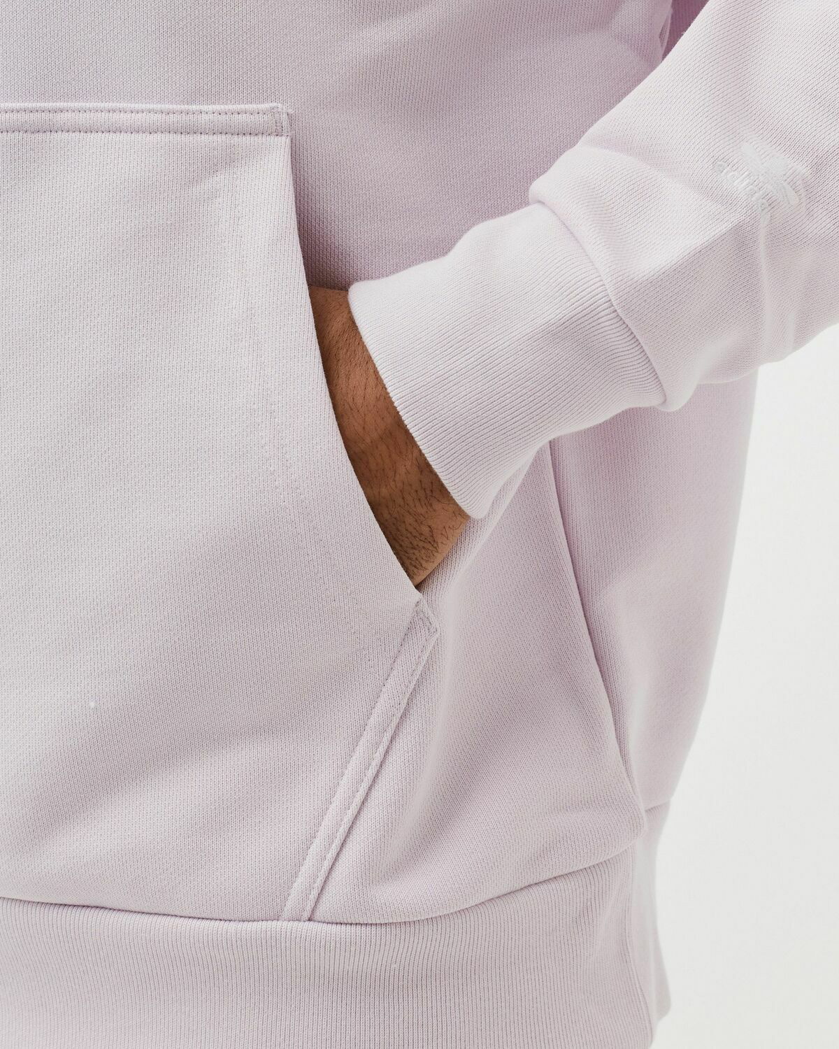 Adidas Pw Basics Hood Pink Mens Hoodies adidas