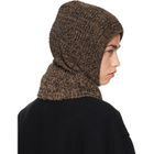 LEMAIRE Brown Alpaca & Yak Blend Balaclava