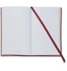 Kingsman - Smythson Panama Cross-Grain Leather Notebook - Burgundy