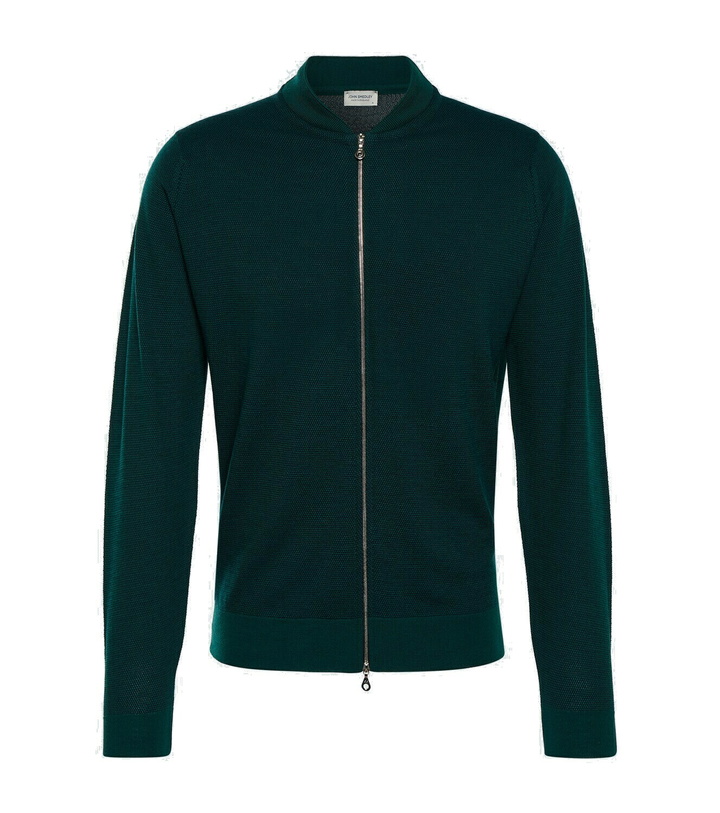 Photo: John Smedley 16.Singular zip-up wool jacket