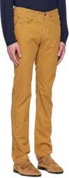 Massimo Alba Yellow Alunga Trousers