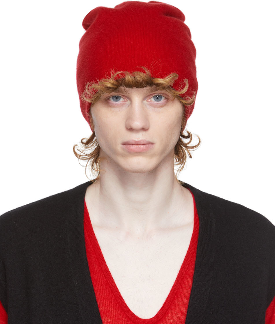 Frenckenberger Red Cashmere Beanie
